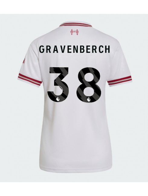 Zenske Futbalové oblečenie Liverpool Ryan Gravenberch #38 2026-27 Krátky Rukáv - Preč Zenske Futbalové oblečenie Liverpool Ryan Gravenberch #38 2026-27 Krátky Rukáv - Preč